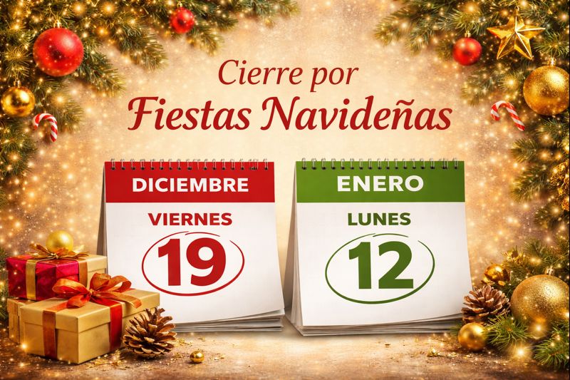 Aviso Importante – Cierre e Inicio de Operaciones por Fiestas Navideñas